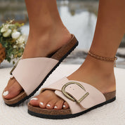 Sandales Femme avec Boucle et Semelle Orthopédique – Confort et Élégance pour l’Été